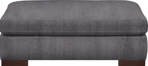 Ethan Comfort Ottoman - Living Large Charcoal