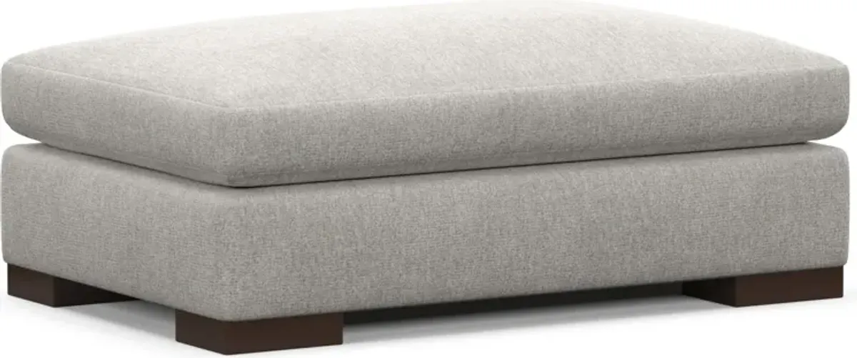 Ethan Hybrid Comfort Ottoman - Burmese Granite