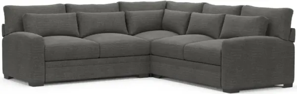 Boston Hybrid Comfort Sectional - Curious Charcoal