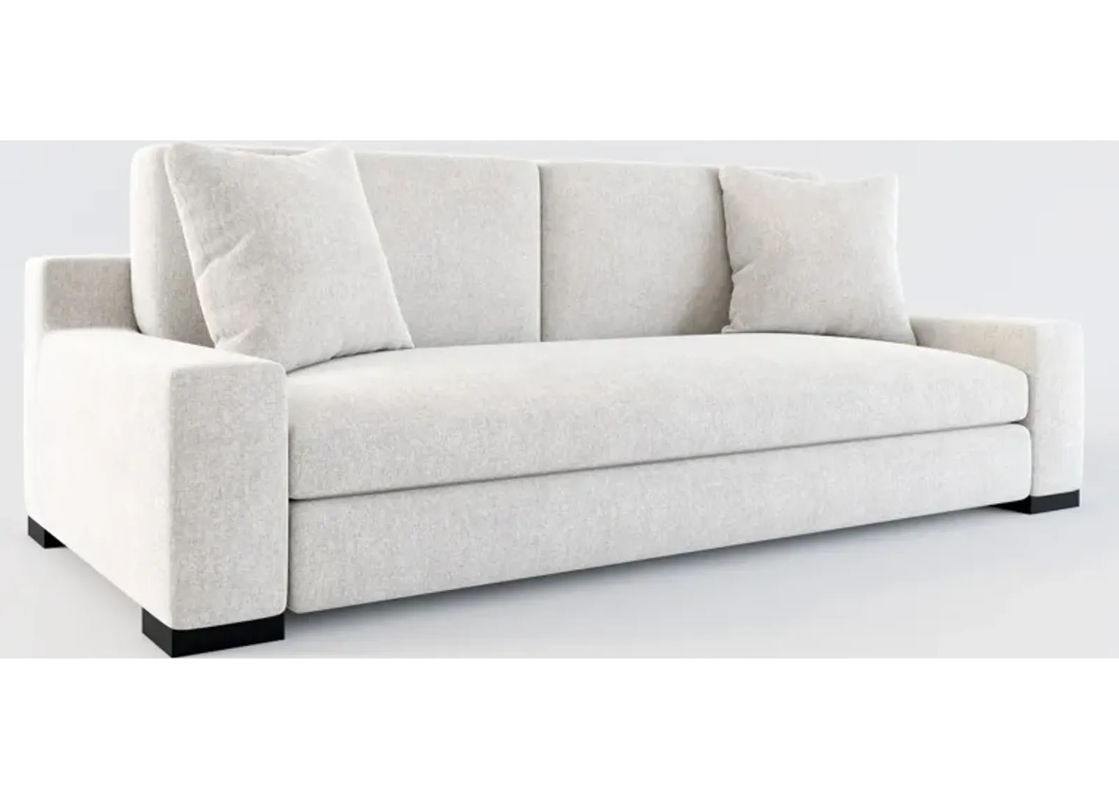 Ethan Foam Comfort Sofa - Burmese Granite