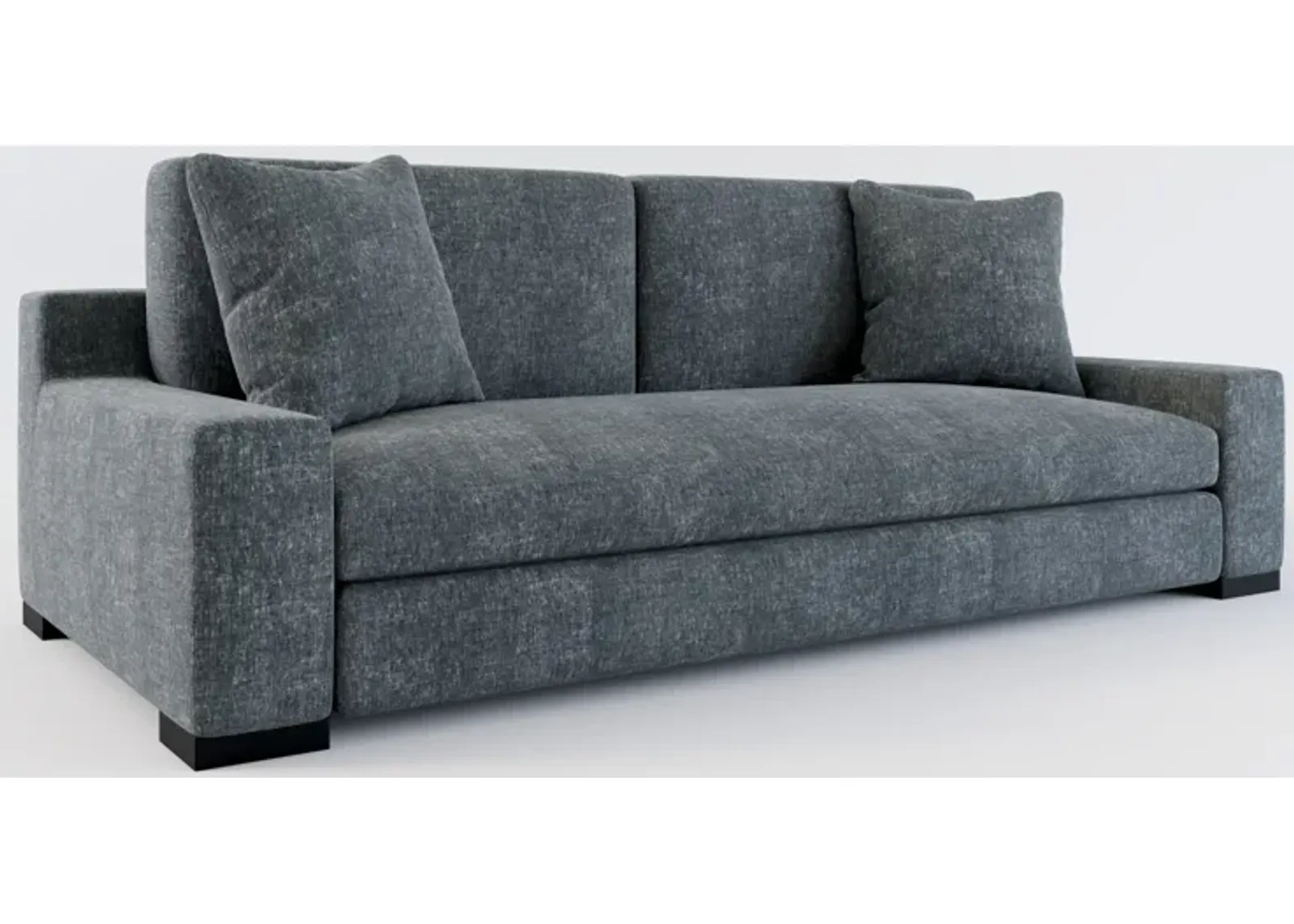 Ethan Foam Comfort Sofa - Contessa Shadow