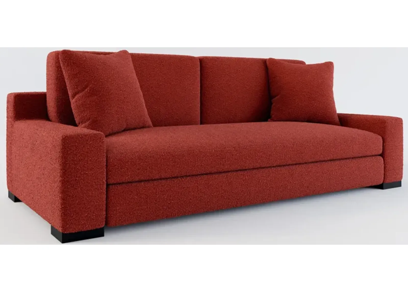 Ethan Foam Comfort Sofa - Bloke Brick