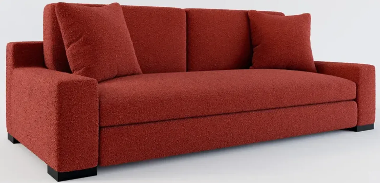 Ethan Foam Comfort Sofa - Bloke Brick