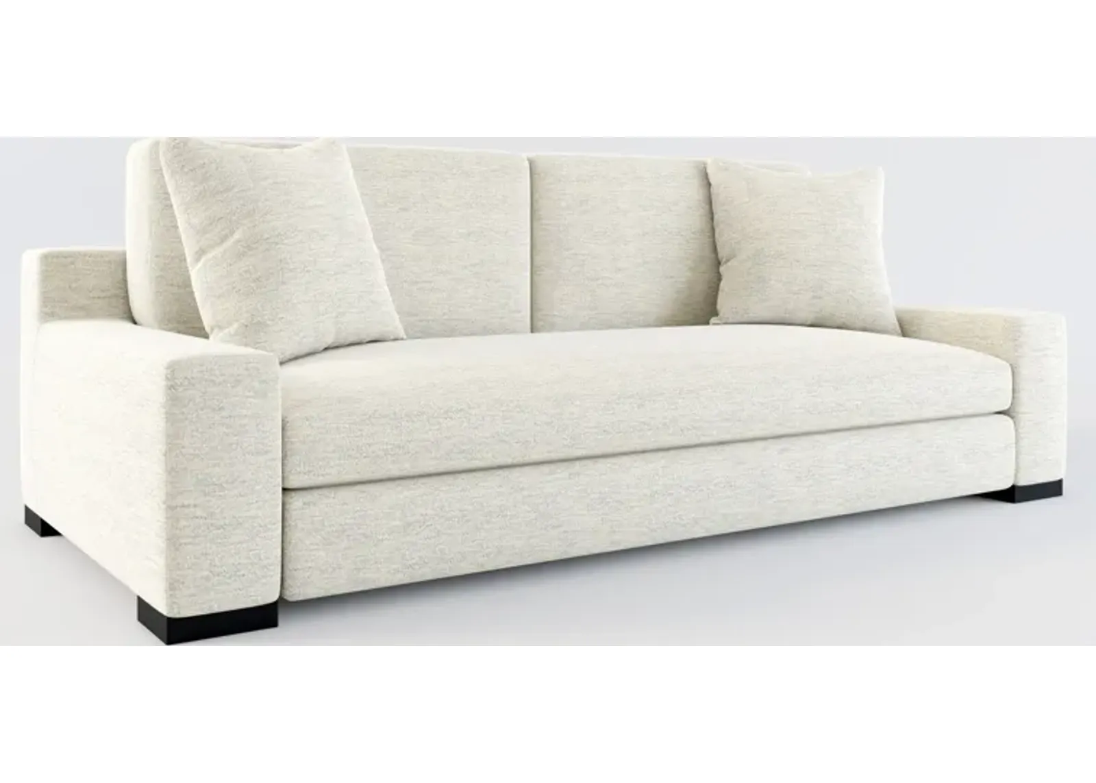 Ethan Foam Comfort Sofa - Merino Chalk