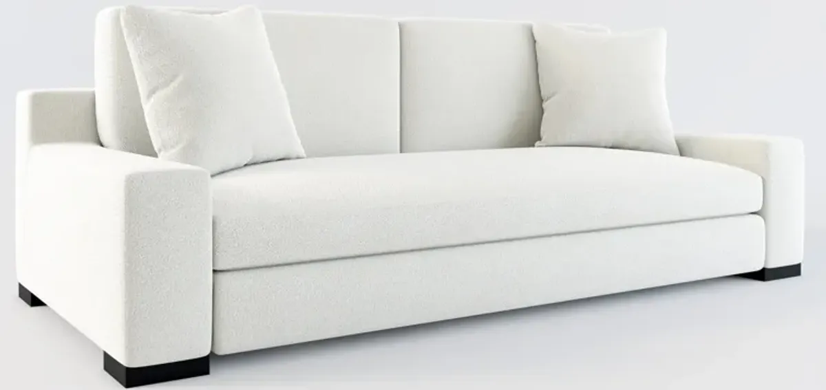 Ethan Foam Comfort Sofa - Oslo Snow