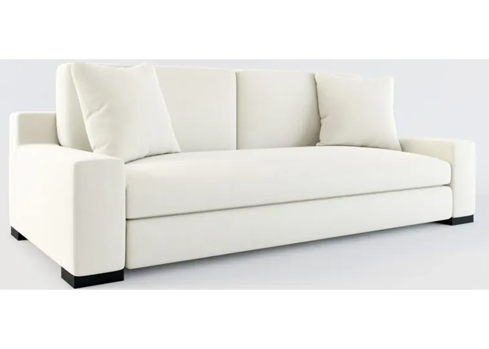 Ethan Foam Comfort Sofa - Anders Ivory