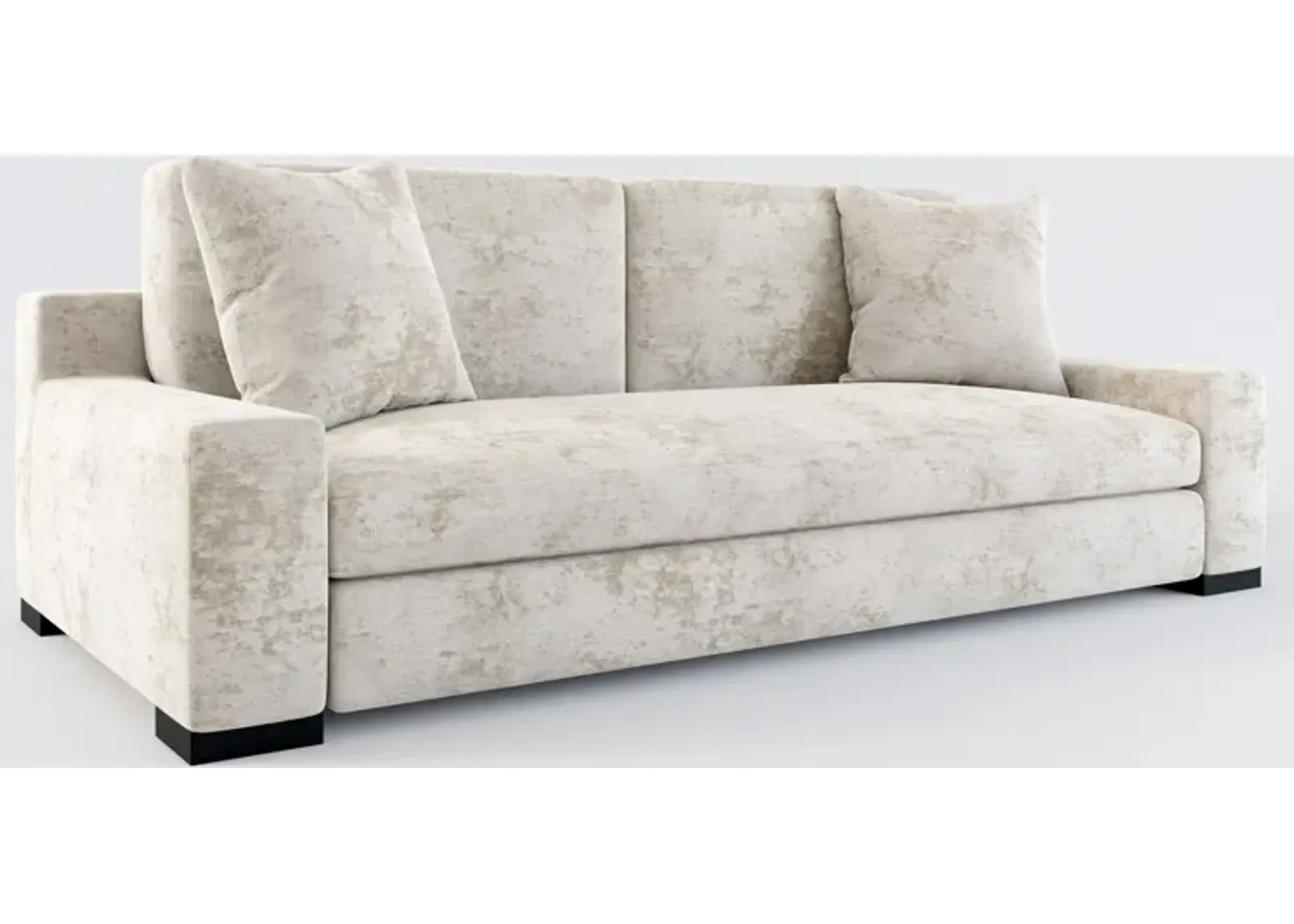 Ethan Foam Comfort Sofa - Hearth Cement