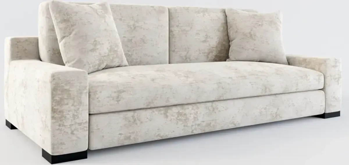 Ethan Foam Comfort Sofa - Hearth Cement