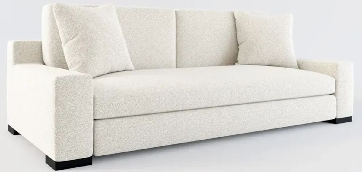 Ethan Foam Comfort Sofa - Muse Stone