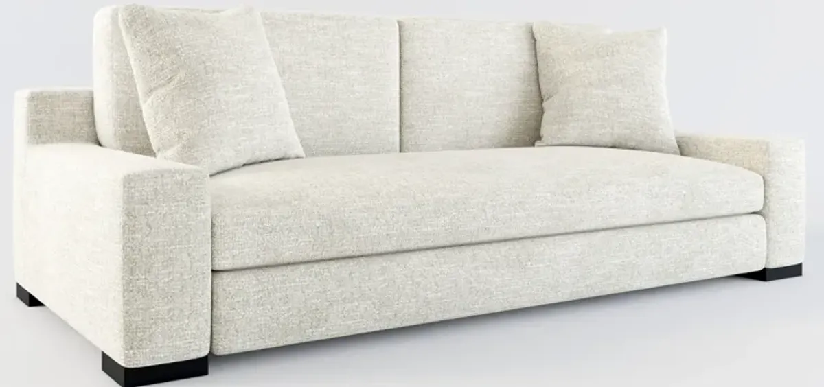 Ethan Foam Comfort Sofa - M Ivory