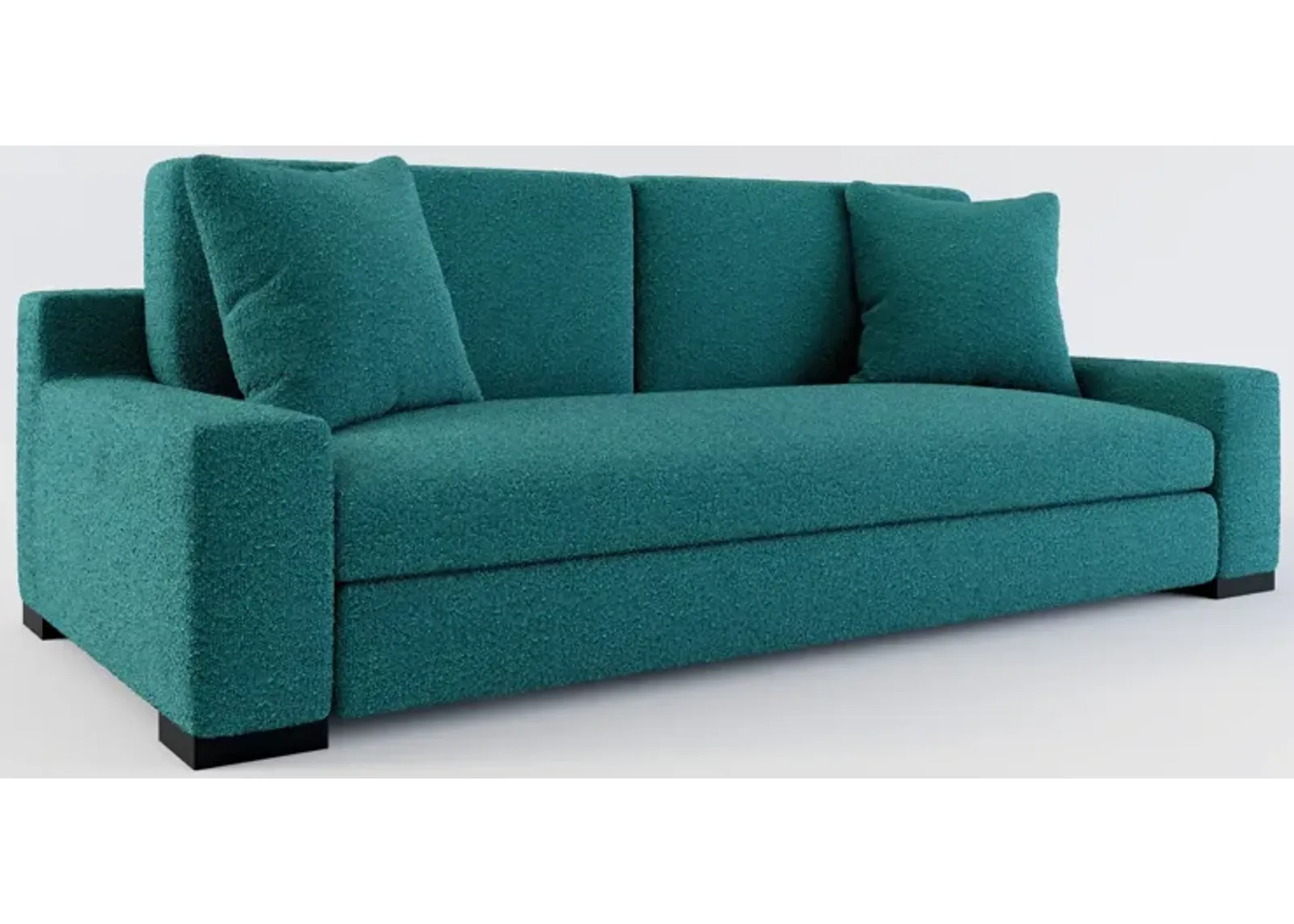 Ethan Hybrid Comfort Sofa - Bloke Peacock