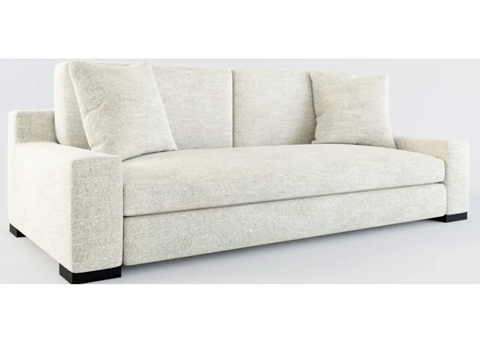 Ethan Hybrid Comfort Sofa - M Ivory