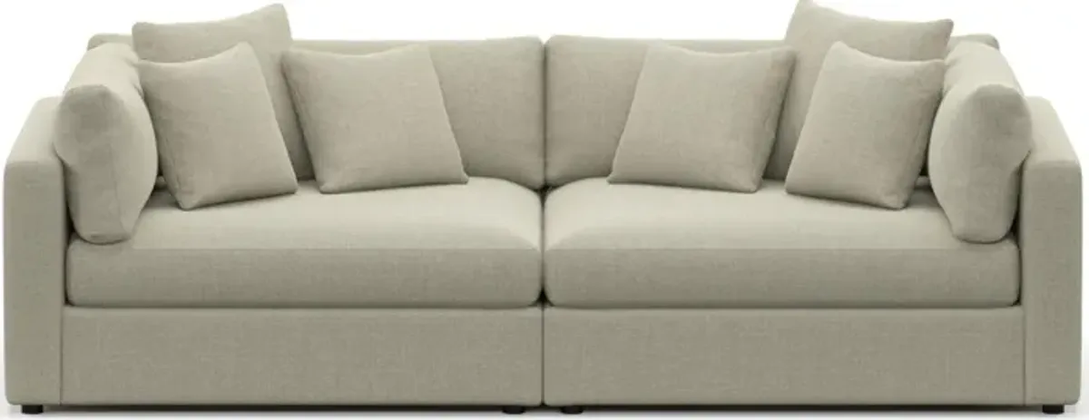 Sasha Foam Comfort Sofa - Broderick Charcoal