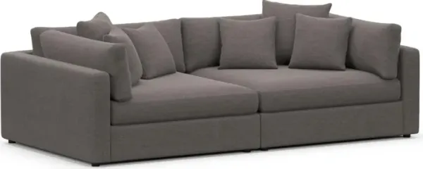 Sasha Foam Comfort Sofa - Presidio Steel