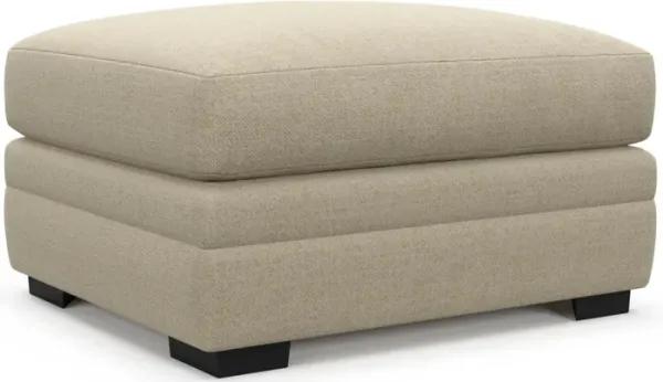 Boston Foam Comfort Ottoman - Broderick Sand