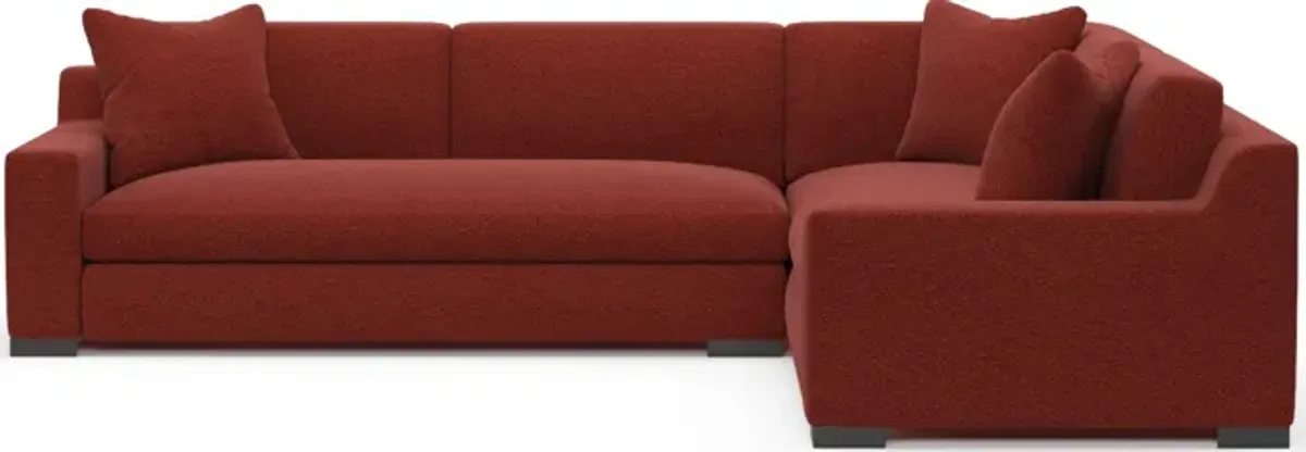 Ethan Foam Comfort 2-Piece Sectional with Left-Facing Sofa - Bloke Brick