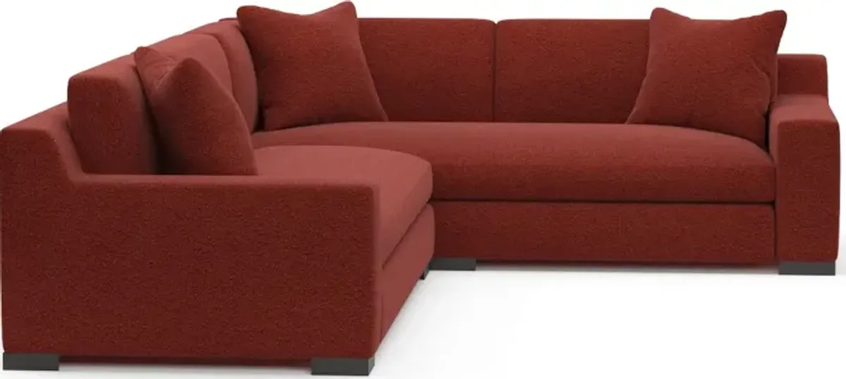 Ethan Foam Comfort 2-Piece Sectional with Left-Facing Sofa - Bloke Brick