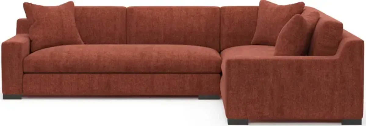 Ethan Foam Comfort 2-Piece Sectional with Left-Facing Sofa - Contessa Paprika