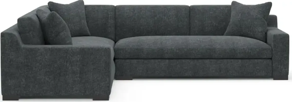 Ethan Foam Comfort 2-Piece Sectional with Right-Facing Sofa - Contessa Shadow