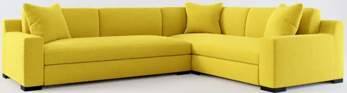 Ethan Hybrid Comfort 2-Piece Sectional with Left-Facing Sofa - Bloke Goldenrod