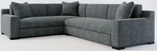 Ethan Hybrid Comfort 2-Piece Sectional with Right-Facing Sofa - Contessa Shadow