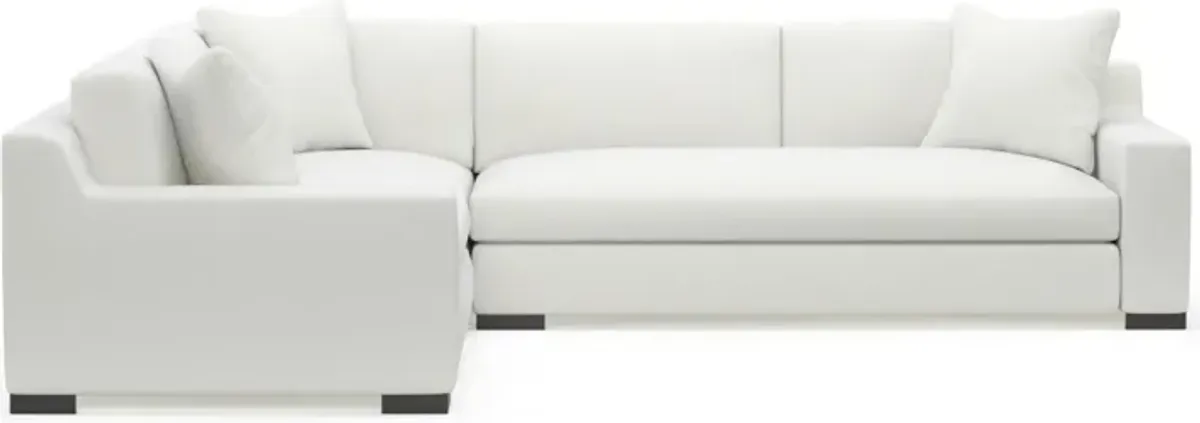 Ethan Hybrid Comfort 2-Piece Sectional with Right-Facing Sofa - Contessa Vanilla