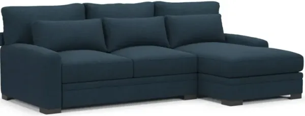 Boston Foam Comfort Sectional - Broderick Indigo
