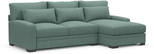 Boston Foam Comfort Sectional - Bridger Jade