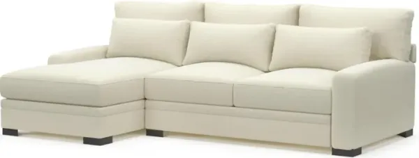 Boston Foam Comfort Sectional - Fincher Ivory