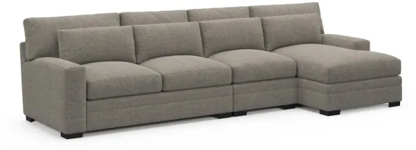 Boston Foam Comfort Sectional - Bridger Metal