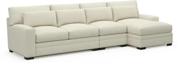 Boston Foam Comfort Sectional - Fincher Ivory