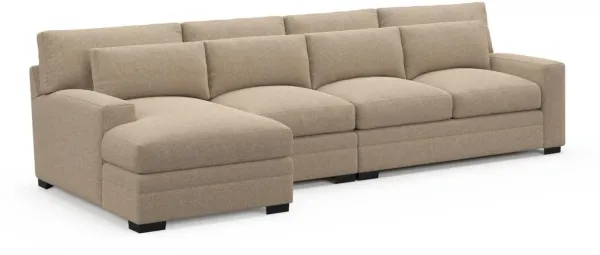 Boston Foam Comfort Sectional - Liv Wicker