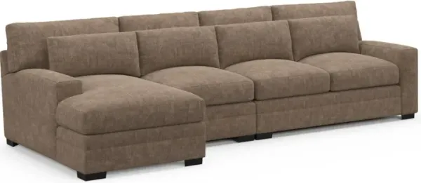 Boston Foam Comfort Sectional - Argo Java