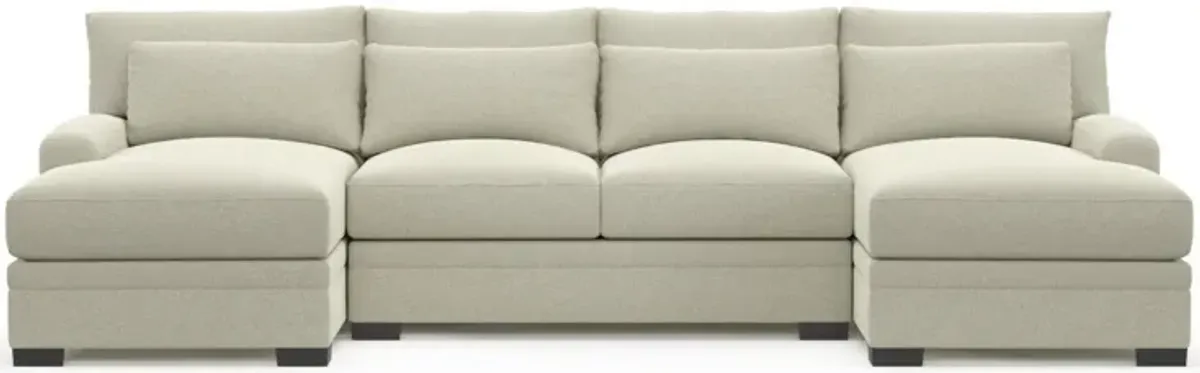 Boston Foam Comfort Sectional - Liv Dove