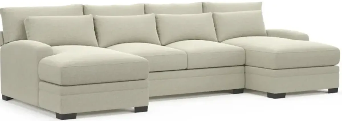 Boston Foam Comfort Sectional - Liv Dove