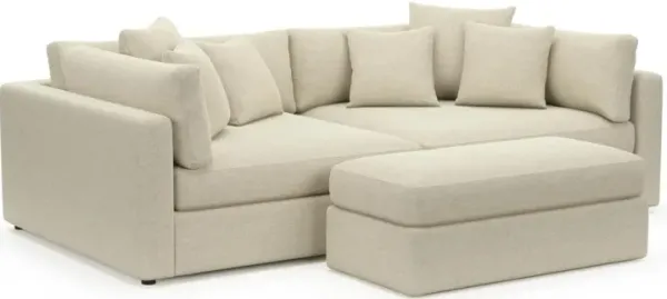 Sasha Foam Comfort Sectional - Bridger Shell