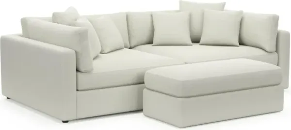 Sasha Foam Comfort Sectional - LIV ARCTIC