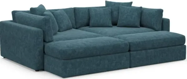 Sasha Foam Comfort Sectional - Argo Tropic