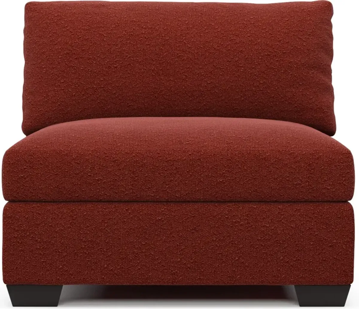 Beckham Foam Comfort Armless Chair - Bloke Brick