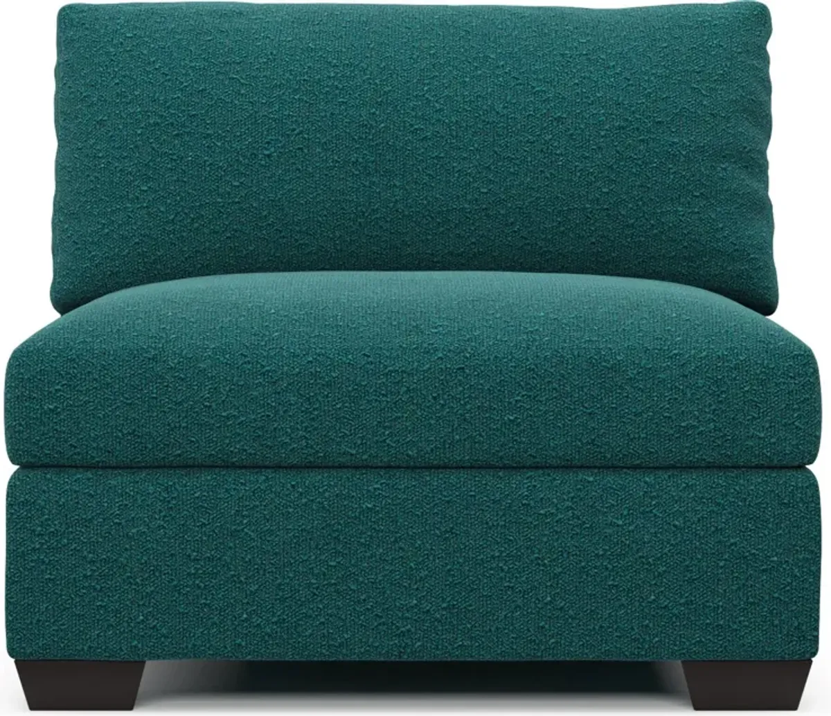 Beckham Foam Comfort Armless Chair - Bloke Peacock