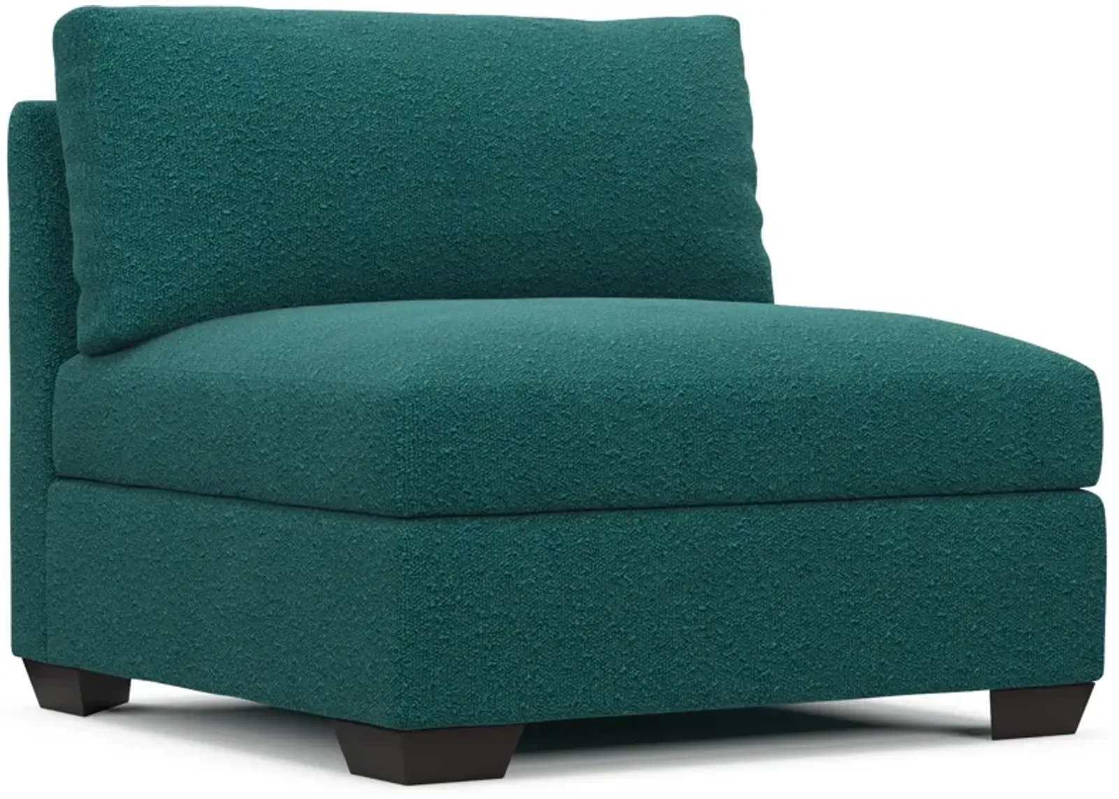 Beckham Foam Comfort Armless Chair - Bloke Peacock