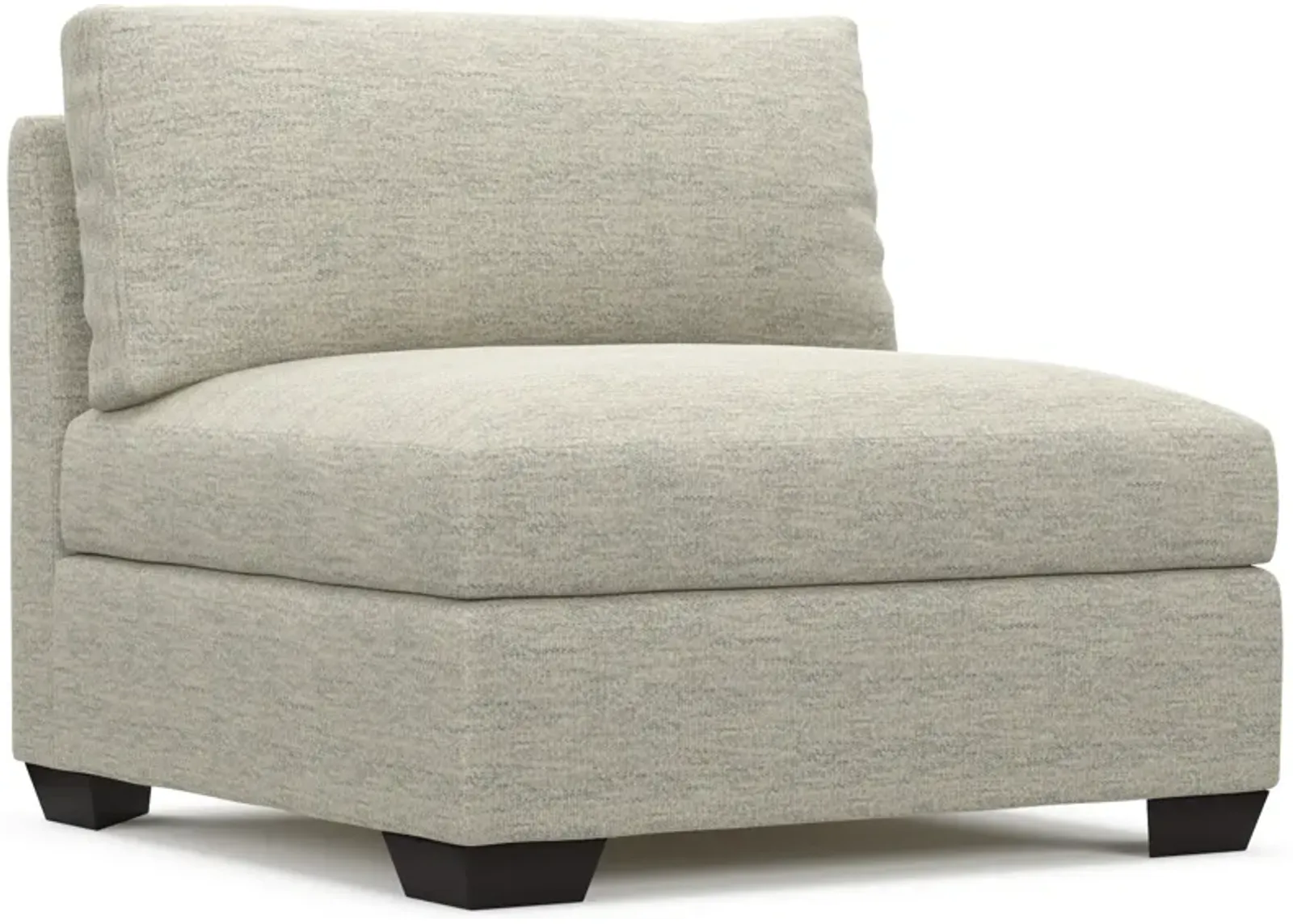 Beckham Foam Comfort Armless Chair - Merino Chalk