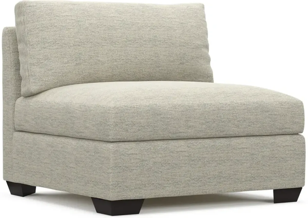 Beckham Foam Comfort Armless Chair - Merino Chalk