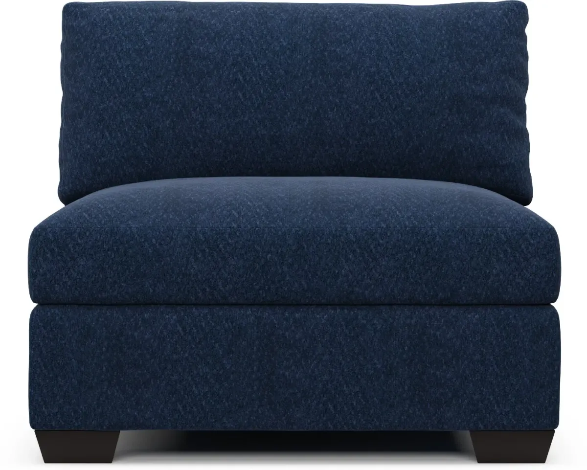 Beckham Foam Comfort Armless Chair - Oslo Navy