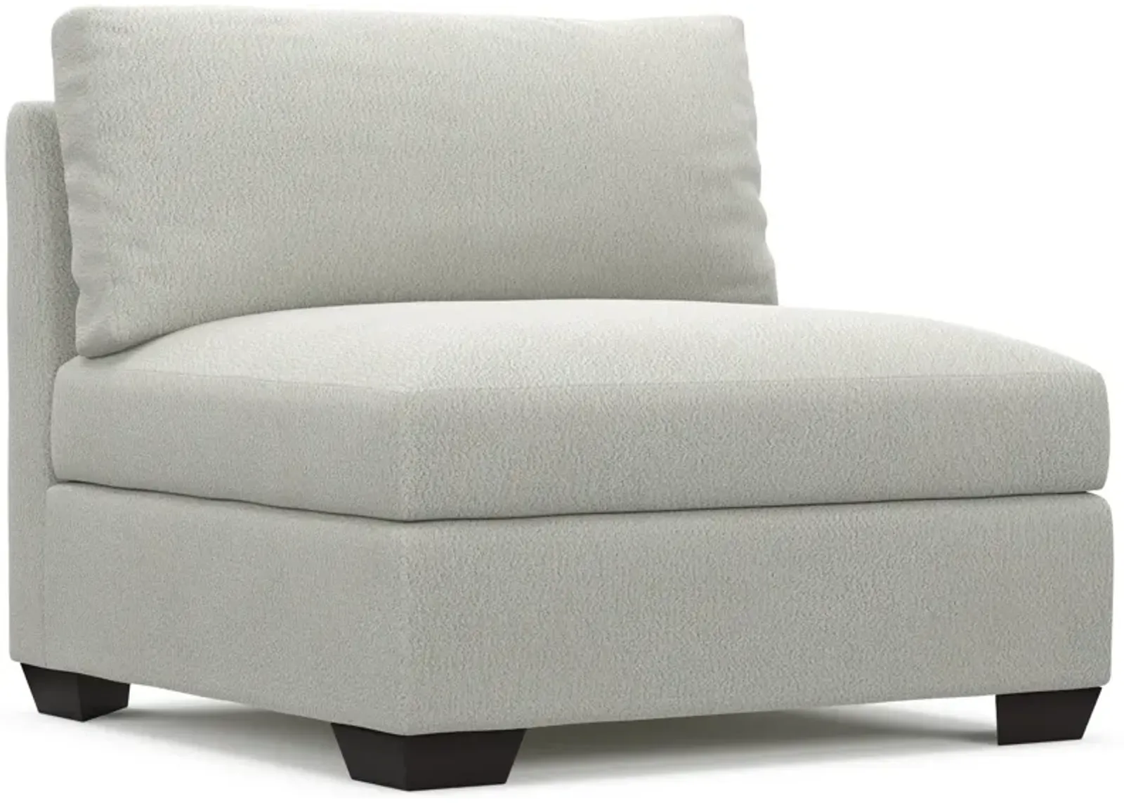 Beckham Foam Comfort Armless Chair - Oslo Snow