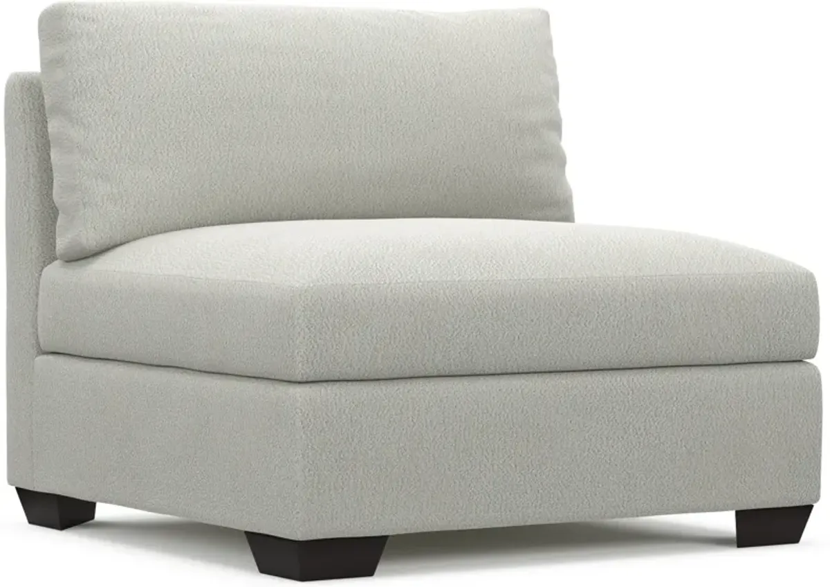 Beckham Foam Comfort Armless Chair - Oslo Snow