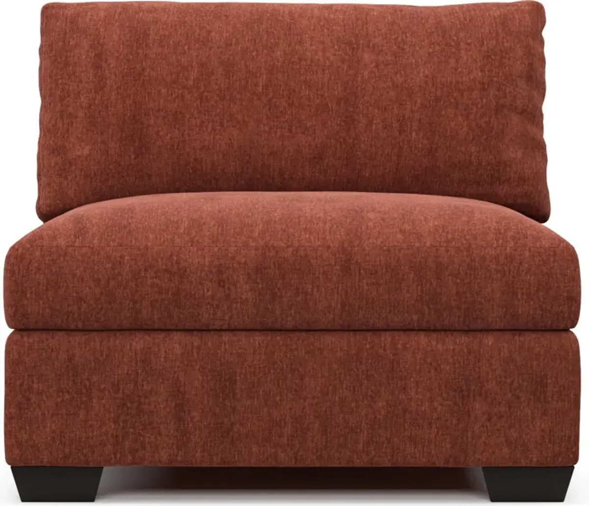 Beckham Foam Comfort Armless Chair - Contessa Paprika