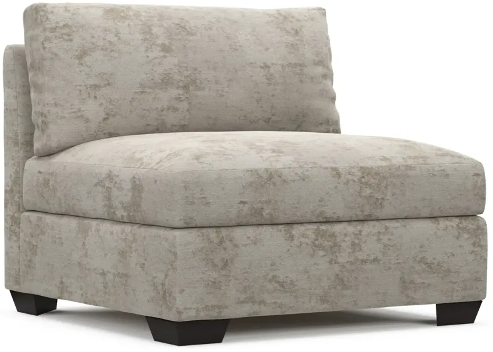 Beckham Foam Comfort Armless Chair - Hearth Cement