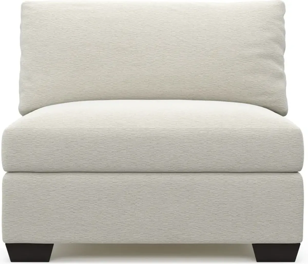 Beckham Foam Comfort Armless Chair - Living Large White