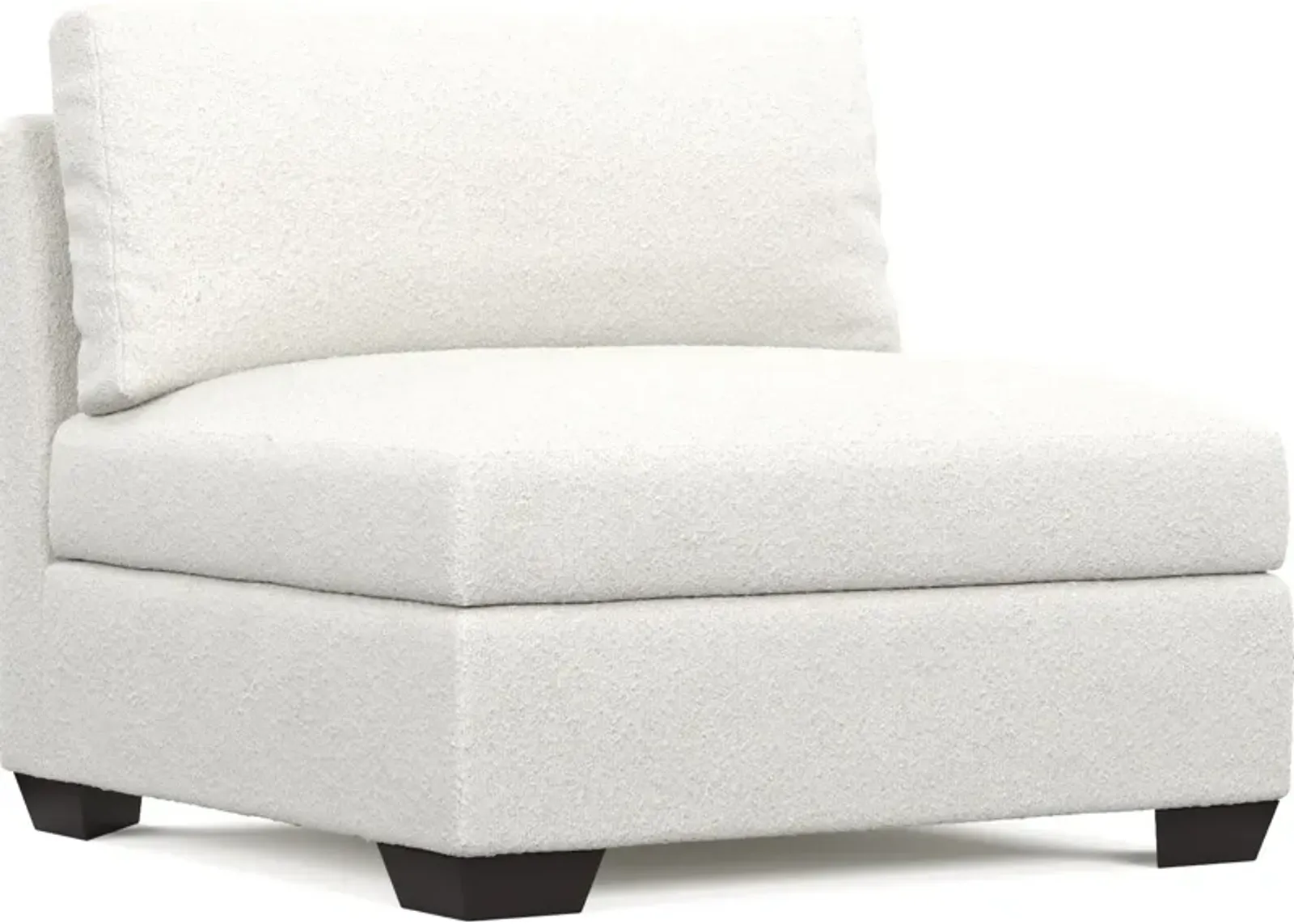 Beckham Foam Comfort Armless Chair - Bloke Snow